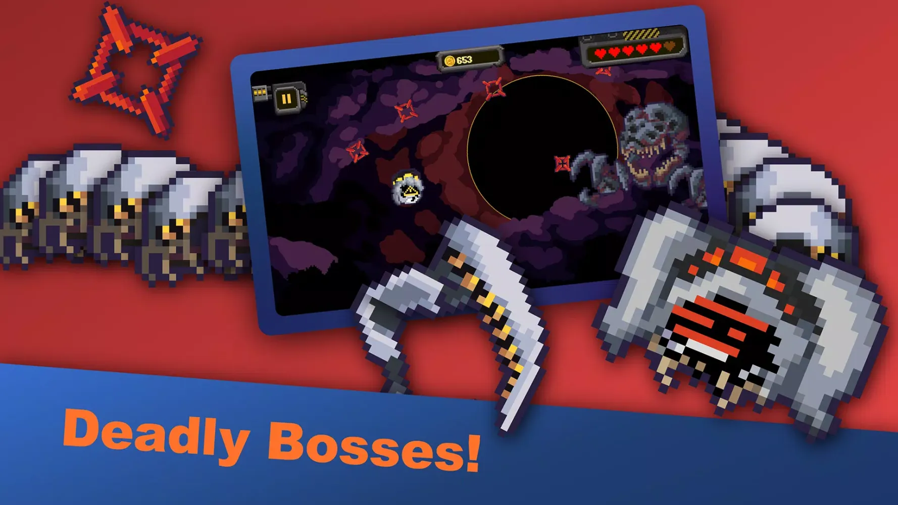 Screenshot di Murder Drones Endless Way 2D