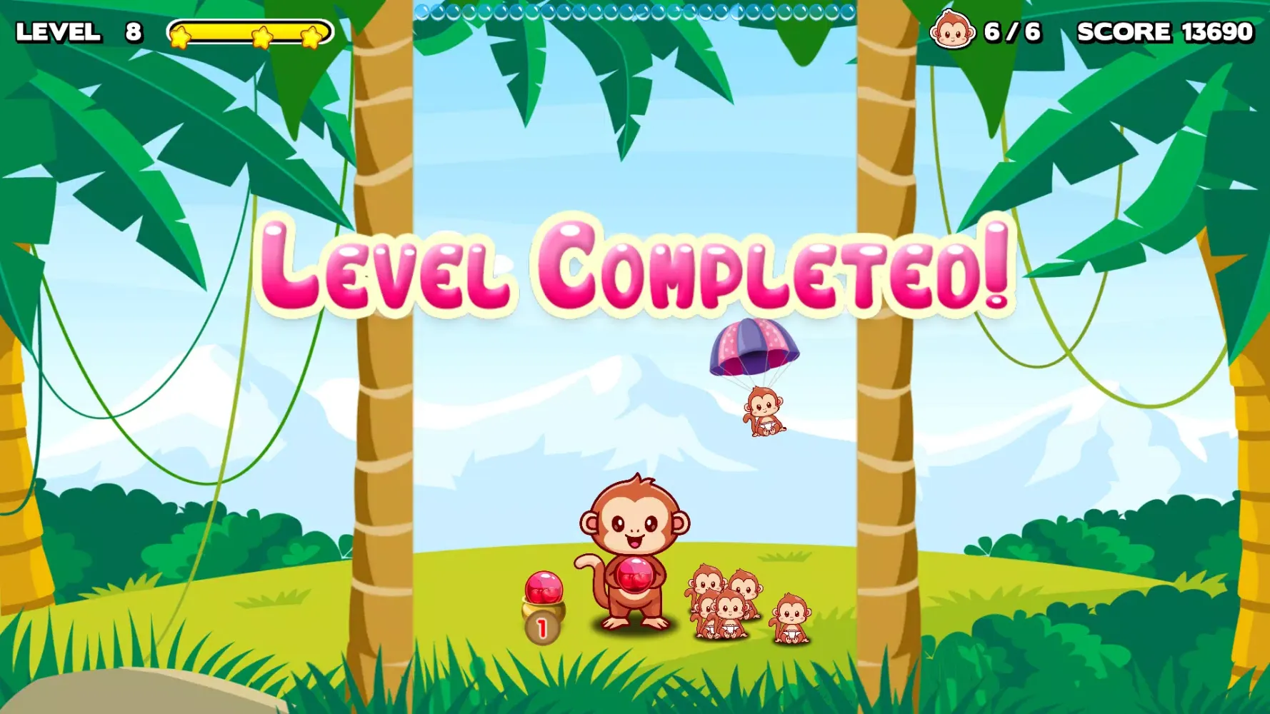 Bubble Shooter - Monkey Rescue Screenshots