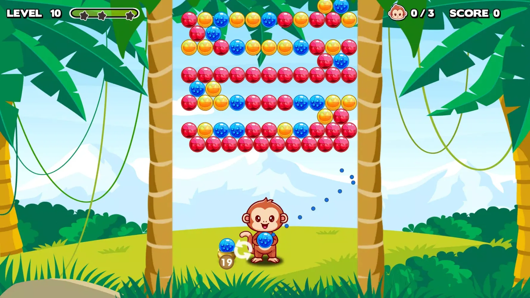 Bubble Shooter - Monkey Rescue Screenshots
