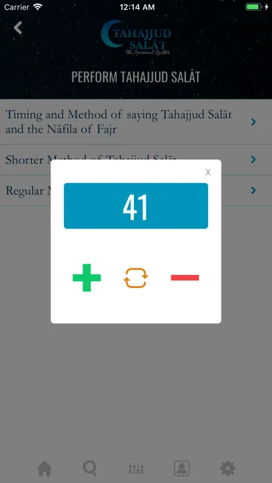 Capturas de tela do Tahajjud Salat