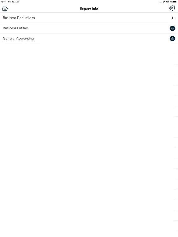 ภาพหน้าจอของ Write Off iPad 