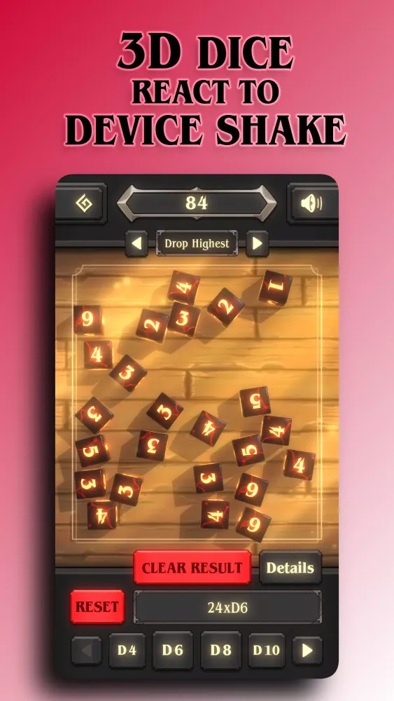 Fantasy Dice - 3D Dice Roller Screenshots