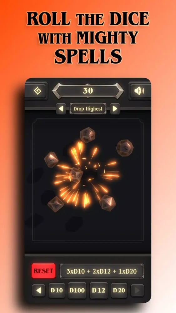 Fantasy Dice - 3D Dice Roller Screenshots