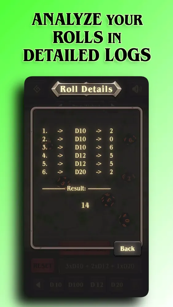 Fantasy Dice - 3D Dice Roller Screenshots