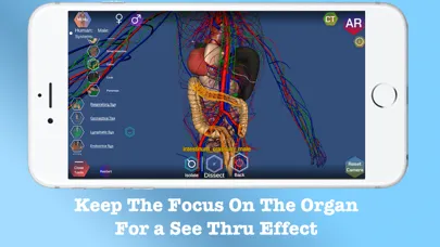 Ảnh chụp màn hình của AR Anatomy ++