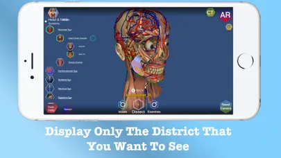 Ảnh chụp màn hình của AR Anatomy ++