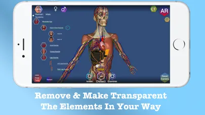 Ảnh chụp màn hình của AR Anatomy ++