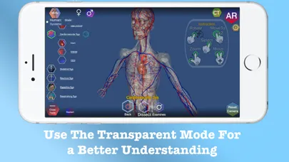 Ảnh chụp màn hình của AR Anatomy ++
