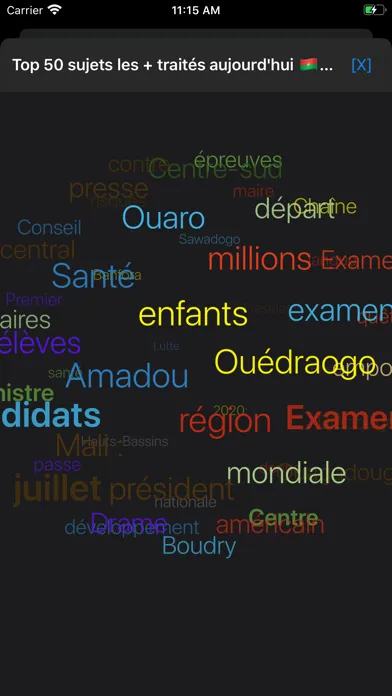 Capturas de tela do Burkina: Actu du Faso, Afrique