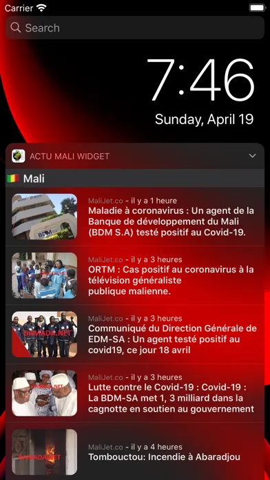 Actu Mali, Actu Afrique Screenshots