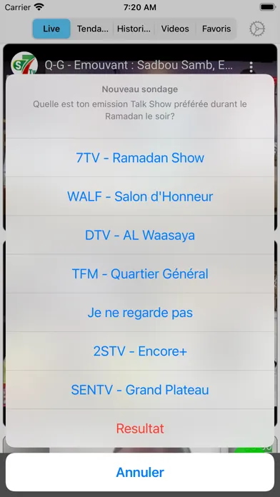 Captures d'écran de Actu Sénégal - Actu Afrique