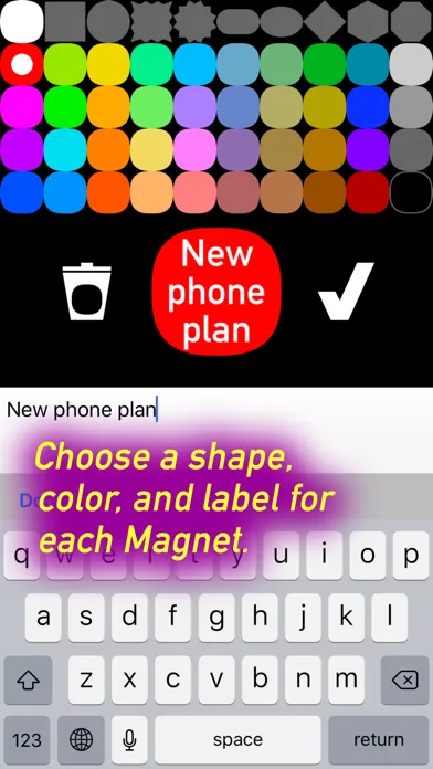 Скриншоты Mind Magnets Info Organizer—Visual Grid Checklists