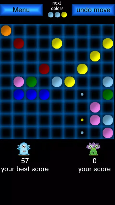 Color Lines. 5 in a row puzzle Screenshots