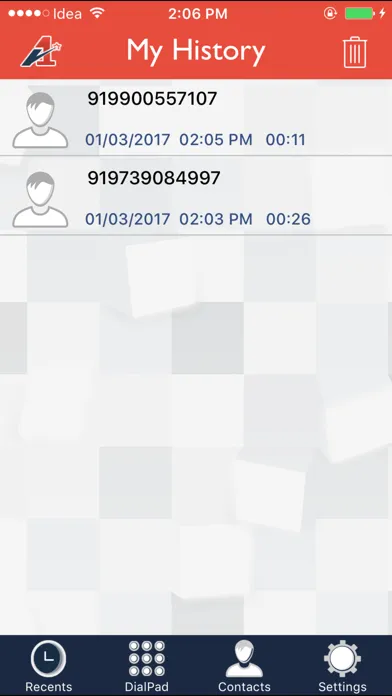 Tangkapan layar A1 Dialer