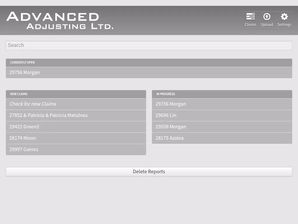Capturas de pantalla de Advanced Adjusting Claims