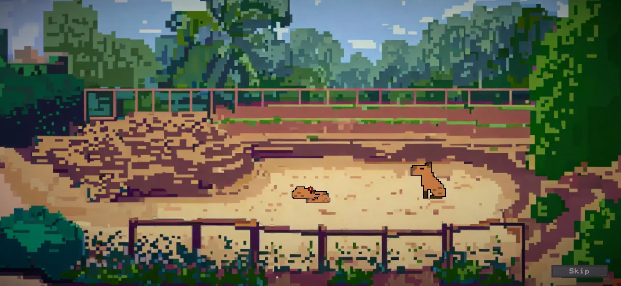Tangkapan layar Adventures of the Capybara