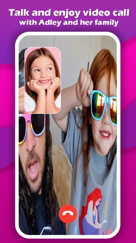 caht video with adley سکرین شاٹس
