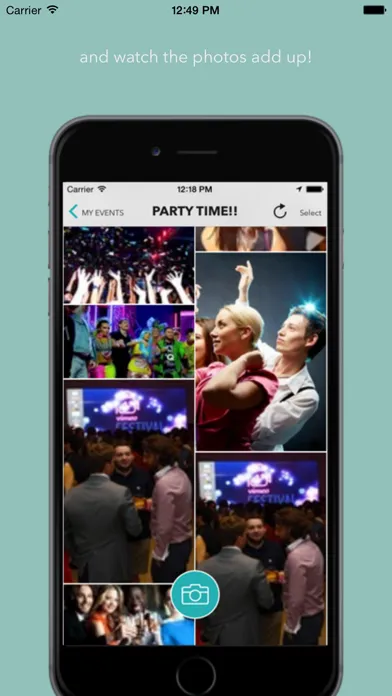 Capturas de tela do Afterparty - Realtime Photo Sharing