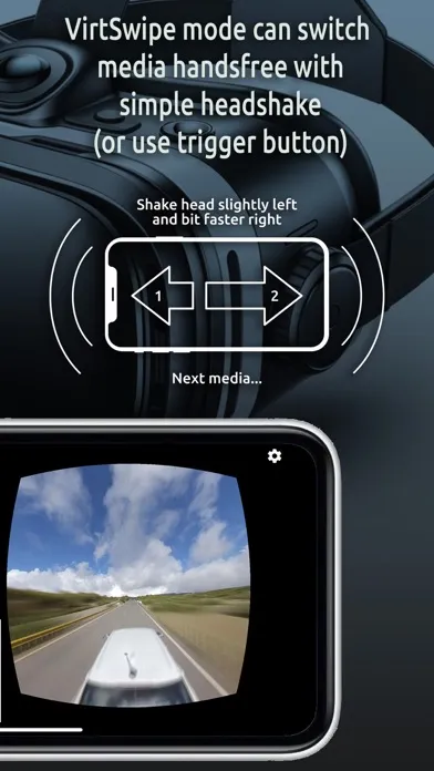 Captures d'écran de Simple 360 VR Media Player App