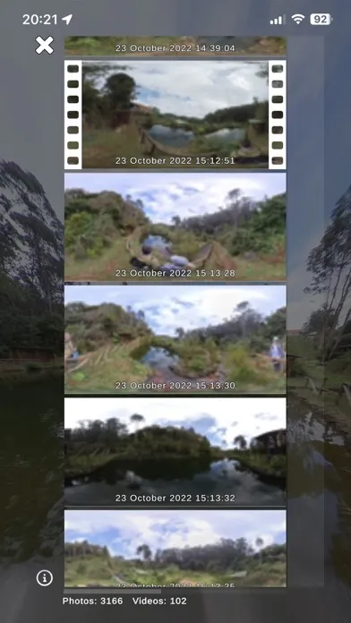 Captures d'écran de Simple 360 VR Media Player App