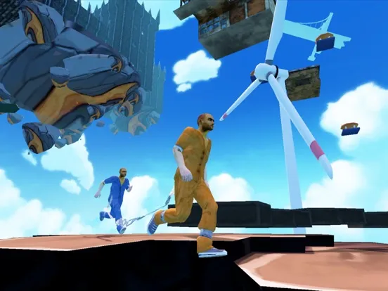 Capturas de tela do Chain Escape Parkour Adventure iPad 