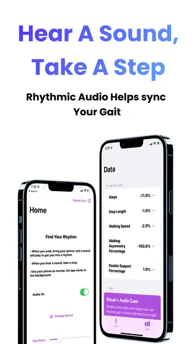 Rhythm - Parkinson's Gait App سکرین شاٹس