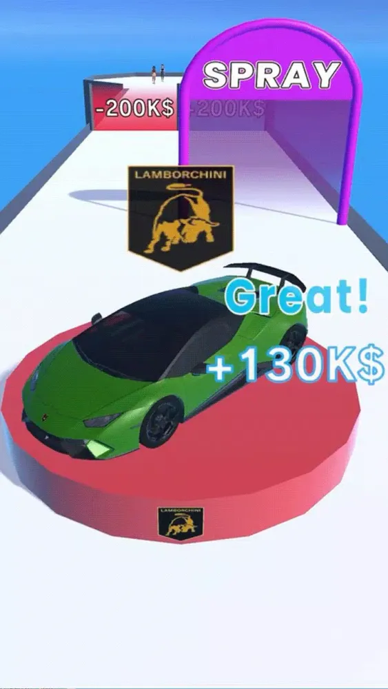 Capturas de tela do Get the Supercar 3D