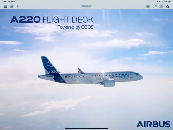 Airbus A220 Flight Deck iPad 應用截圖