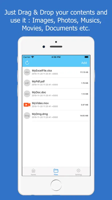 Captures d'écran de Air Transfer : File Manager