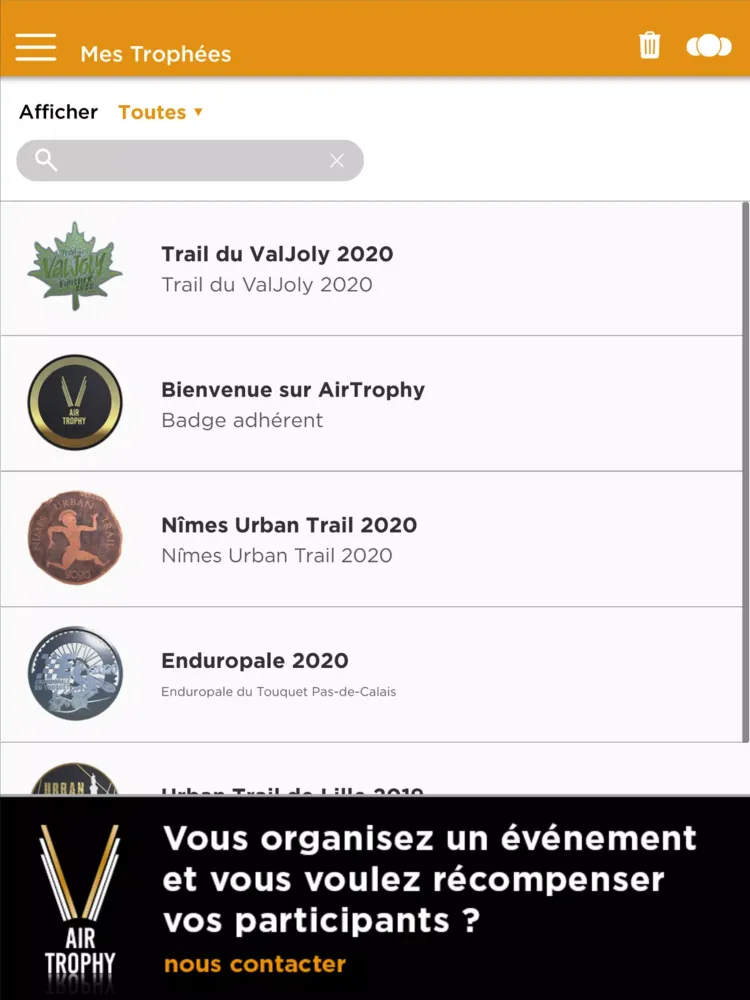 Air Trophy: vos médailles et t Screenshots