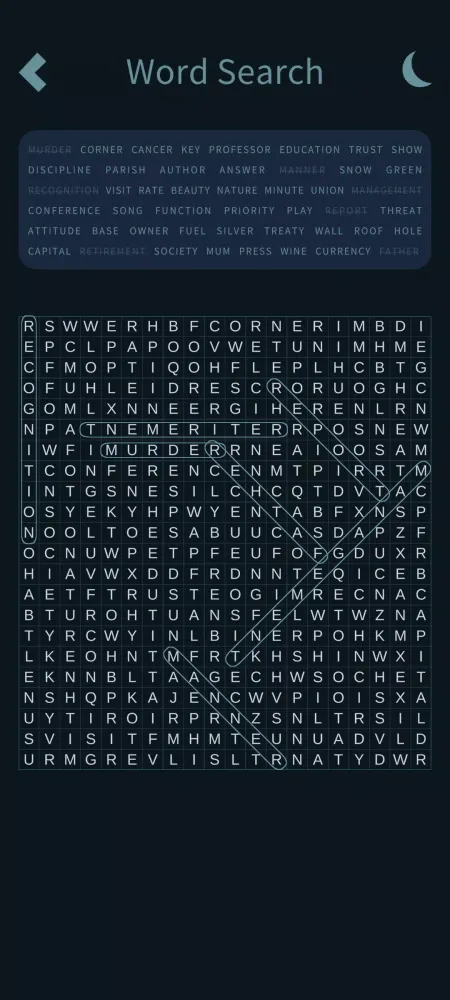 Скриншоты Word Search
