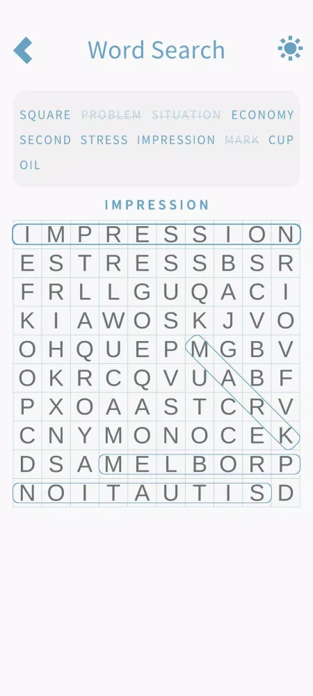 Скриншоты Word Search