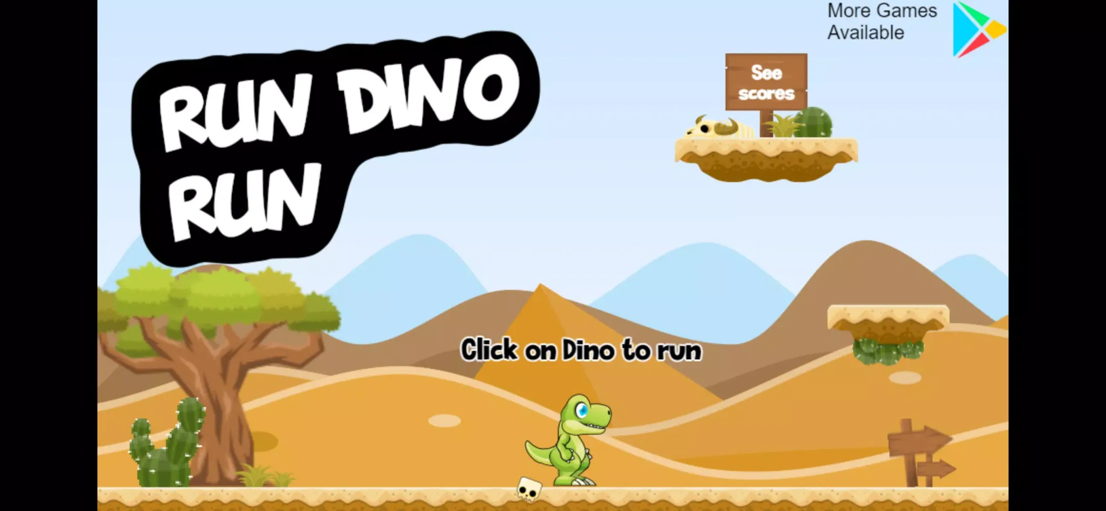 Run dino run应用截图