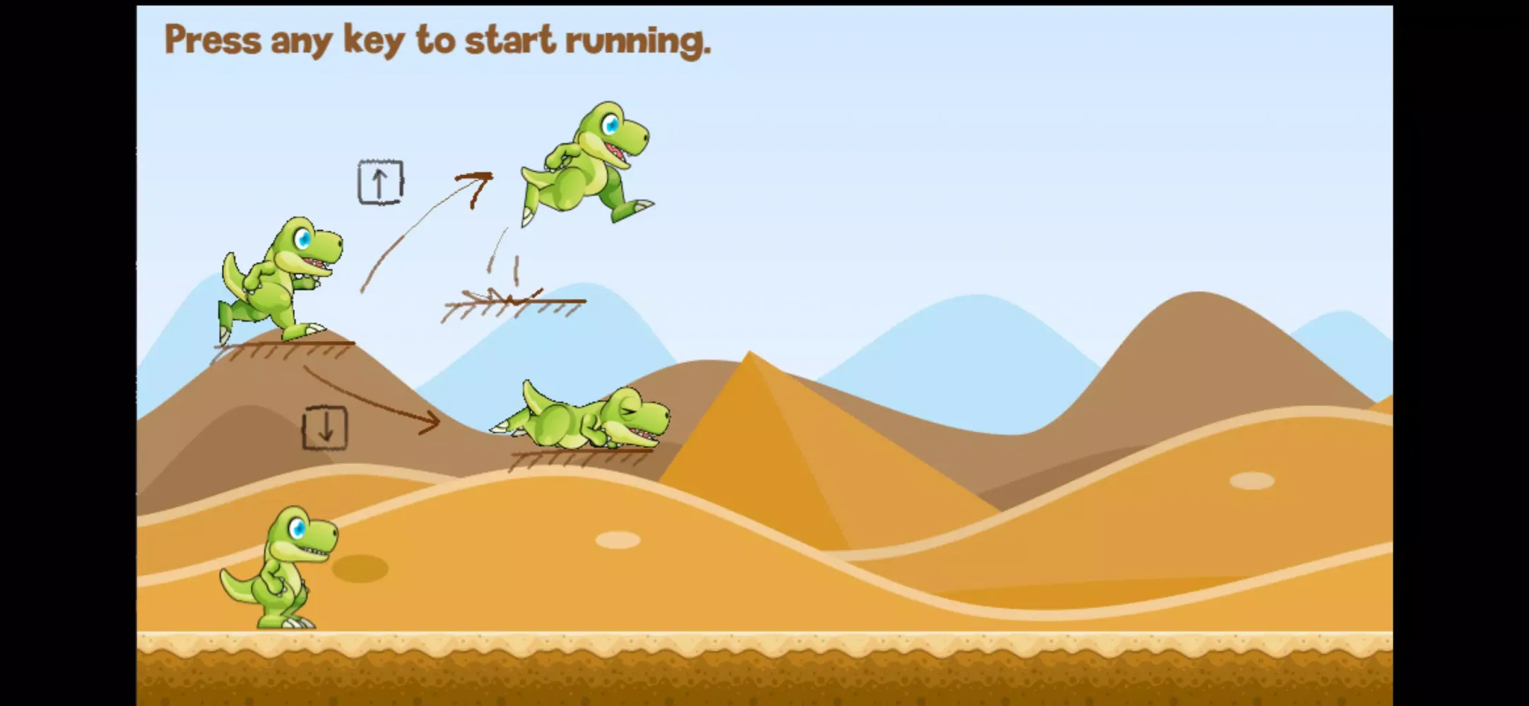 Run dino run应用截图