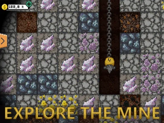 Tangkapan layar Mini Mining iPad 
