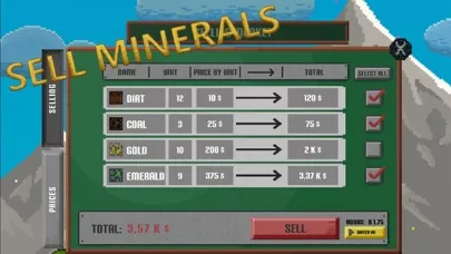 Tangkapan layar Mini Mining