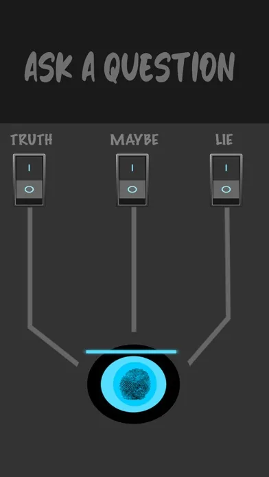 Tangkapan skrin Lie Detector Test - Truth Scan