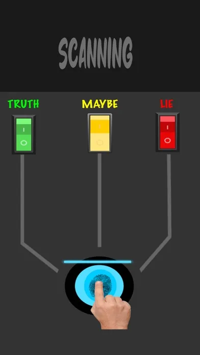 Tangkapan skrin Lie Detector Test - Truth Scan