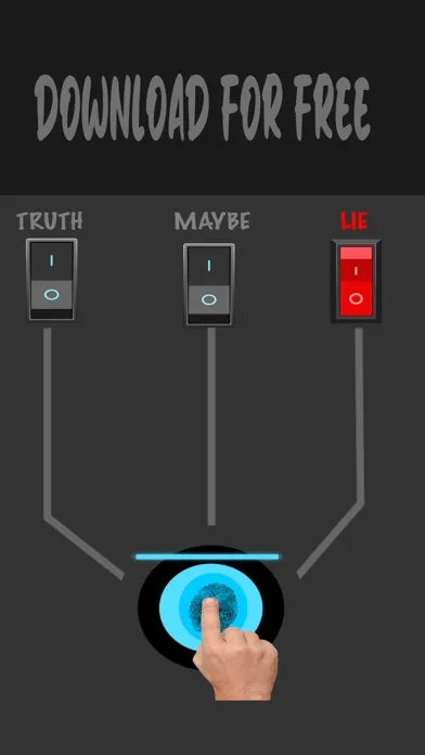 Tangkapan skrin Lie Detector Test - Truth Scan