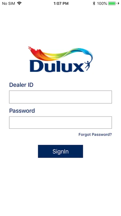 Dulux Dealer Screenshots