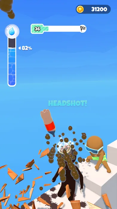 ภาพหน้าจอของ Water Gun Blast