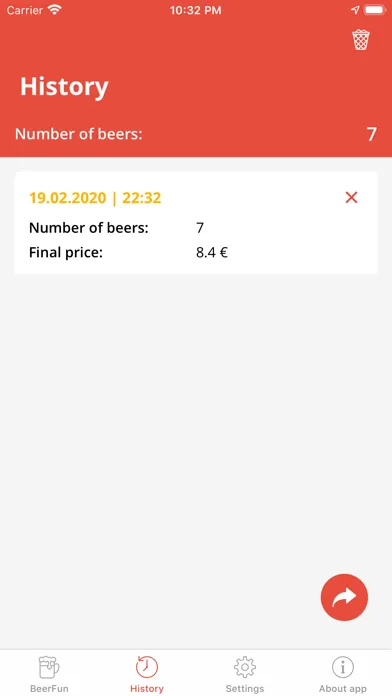 Скриншоты BeerFun - Beer Counter