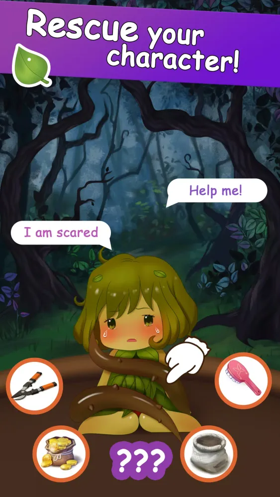 Ảnh chụp màn hình của Flower Girls Tamagotchi Anime