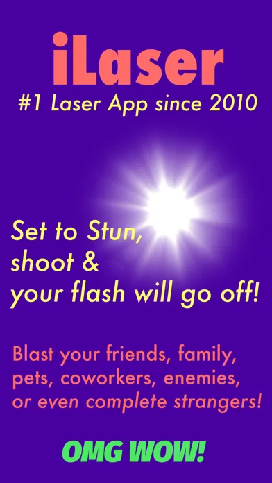 iLaser - #1 Laser App w/ Camera Flash Action!應用截圖