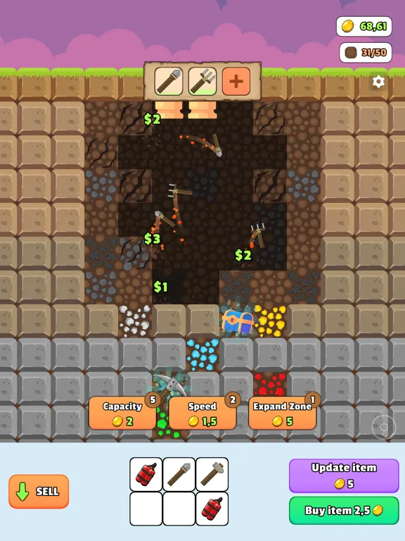 Zrzuty ekranu Coin Picker - Mining Clicker iPad 