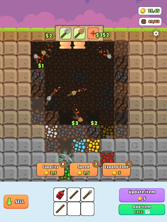Zrzuty ekranu Coin Picker - Mining Clicker iPad 