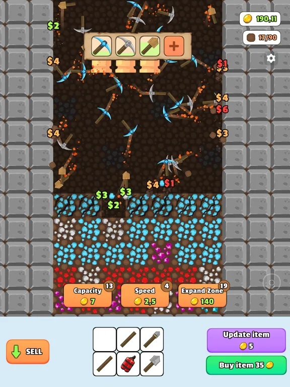 Zrzuty ekranu Coin Picker - Mining Clicker iPad 