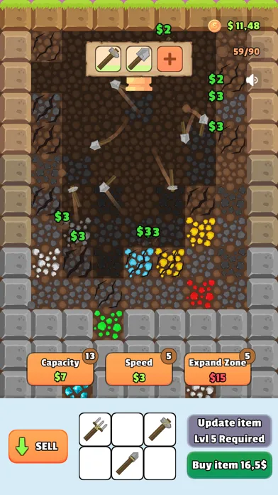 Zrzuty ekranu Coin Picker - Mining Clicker