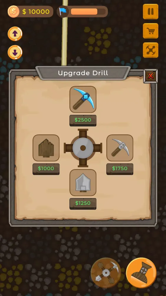 Capturas de tela do Craft Drill