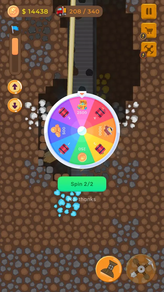 Capturas de tela do Craft Drill